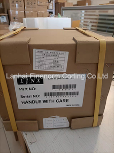 Linx TT1000 53mm 107mm spesso stampante a trasferimento termico automatico macchina di codifica per grandi aree per sacchetti di plastica