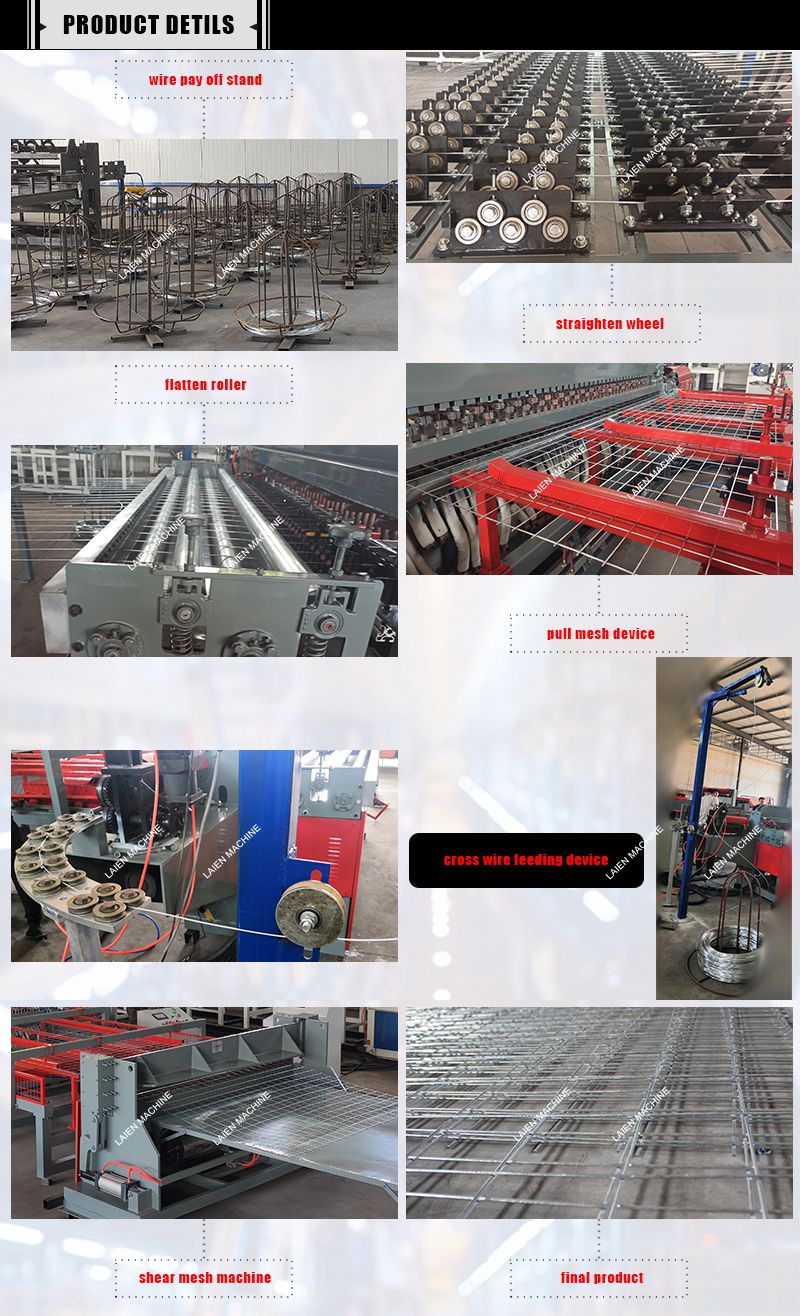 Chất lượng cao hoàn toàn tự động hàn dây lưới máy làm cho cuộn lưới cho hàng rào Bảng điều chỉnh