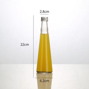 250ml thủy tinh nước giải khát chai vương miện cap sang trọng hình nón thiết kế đồ uống lạnh trái cây rượu vang trà 350ml Công suất bao bì khuếch tán sử dụng 8oz - Product Image 3