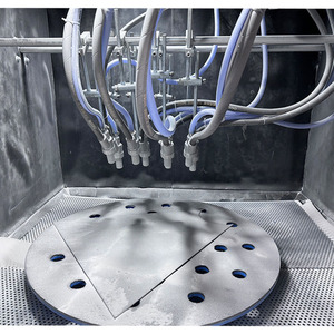 Automatic Rotating Sand <strong>Blasting</strong> Machine <strong>Small</strong> Manual High Pressure Sandblaster for Metal Rust Paint Cleaning Refurbishment