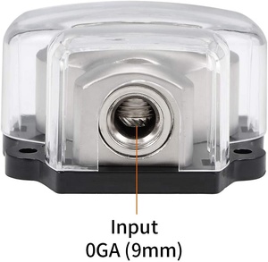 3 Way Power Distribution Block 0 Gauge in <strong>4</strong> Gauge Out Power Ground <strong>Distributor</strong> for Splitter - Product Image 5