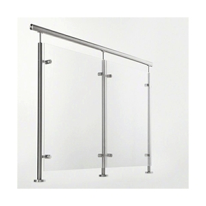 Prima fabrika Modern açık balkon güvenlik korkuluk hiçbir pas paslanmaz çelik korkuluk ile cam sonrası teras korkuluk tasarımlar - Product Image 1