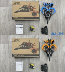 AiJHリモートコントロール飛行機子供用RCファイタージェットライト付き360フリップクワッドコプター2.4GHz接続初心者RC飛行機おもちゃ - Product Image 4