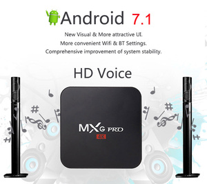 批发Amlogic S905X S905W MXG PRO 4K Ott智能安卓7.1 Rk3229最便宜的安卓电视盒 - Product Image 5