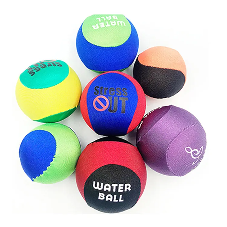 Hot bán tùy chỉnh vải TPR gel nước nảy bóng chống căng thẳng quả bóng mềm bóp đàn hồi quả Bóng đồ chơi