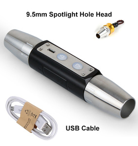 紫外线手电筒365纳米紫外线黄色白光USB 6发光二极管玉石识别灯珠宝检测宝石检测灯