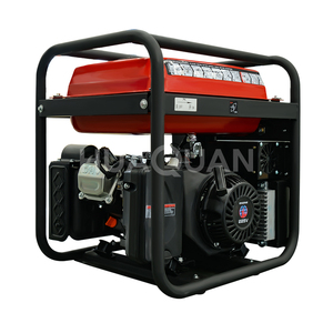 Huaquan เครื่องเชื่อมพลังงานไฟฟ้าแบบพกพา6KVA 5KW ชุดเครื่องกำเนิดไฟฟ้าเบนซินแบบใช้มือสตาร์ท - Product Image 3