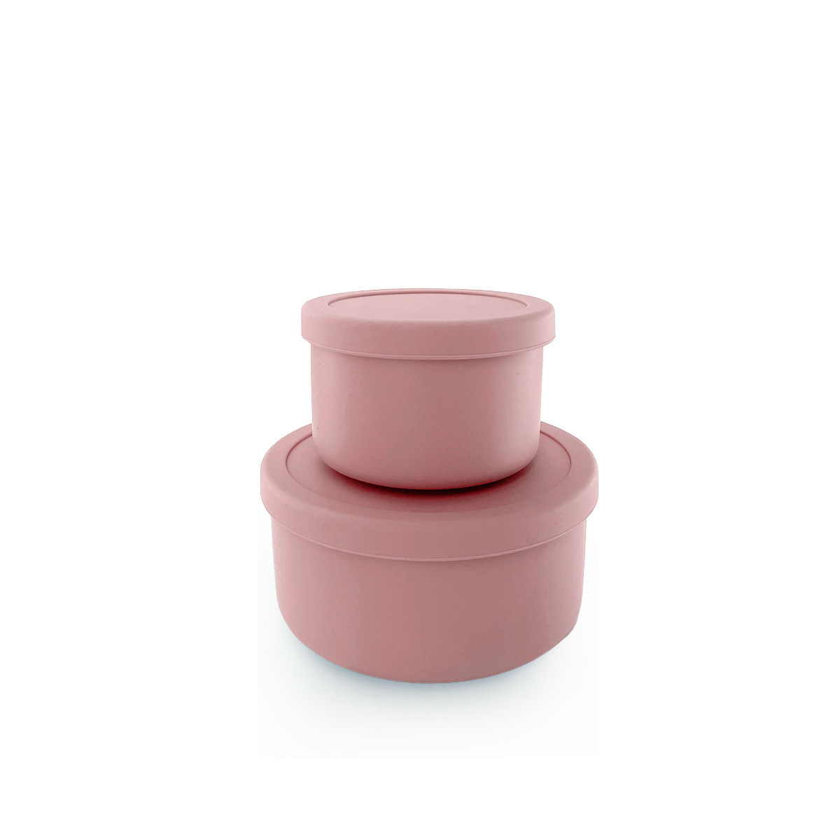 Ensemble rond blanc de 2 lumières rose