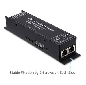 DC12V-24V RGB RGBW цифровой дисплей 3CH 4CH DMX ленточный свет DMX512 декодер для RGB RGBW ленточный свет - Product Image 6