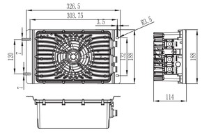 Batteria al litio DC/DC caricabatterie. Convertitore BOOST-BUCK, uscita DC14.6V/corrente di carica continua Max 8A. - Product Image 4