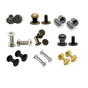 3mm 4mm 5mm 6mm、8mmステンレス鋼真ちゅう炭素鋼シカゴネジレザー製本ネジ用リベットシカゴネジ/