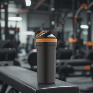 ANSHENG OEM çalkalayıcı şişe <span class=keywords><strong>24oz</strong></span> paslanmaz çelik yalıtımlı çalkalayıcı su şişesi Protein karıştırma fincan