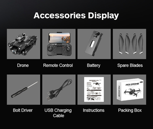 โดรน4K A13มืออาชีพ RC โดรน4K กล้องคู่หลีกเลี่ยงอุปสรรคการไหลของแสงของเล่น Quadcopter พับได้ WiFi FPV - Product Image 3