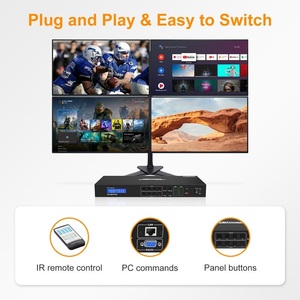 TESmart High Quality <strong>HDMI</strong> <strong>Matrix</strong> HDCP <strong>Input</strong> <strong>4</strong> <strong>Output</strong> <strong>4</strong> HDR RS232 L/R 4K60Hz <strong>HDMI</strong> <strong>Matrix</strong> - Product Image 5