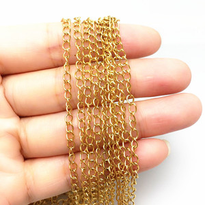 โซ่ต่อขยายหางสแตนเลสสำหรับเครื่องประดับ DIY อุปกรณ์เสริมสร้อยคอมือพร้อมปลายเชื่อมสำหรับส่วนประกอบเครื่องประดับที่กำหนดเอง - Product Image 1
