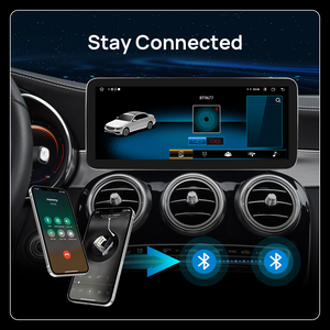 Écran Carplay de voiture Android 13 10.25 "12.3" pour Mercedes C W205 GLC X253 2019-2021 Lecteur stéréo d'autoradio Qualcomm 4G WIFI DSP - Product Image 5
