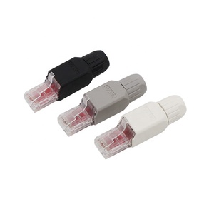 普新UTP公RJ45连接器网络5e类/6类/6a类/7类无屏蔽无工具现场端接插头梯形插孔模块印刷电路板 - Product Image 5