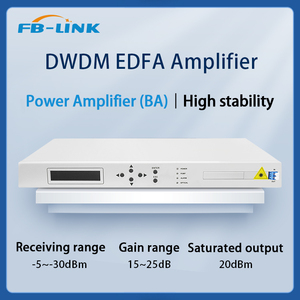 BAパワーアンプEDFA CバンドDWDM 1Uラック1550nm出力20dBm FC/UPC SC/UPCインターフェースカスタマイズ - Product Image 2