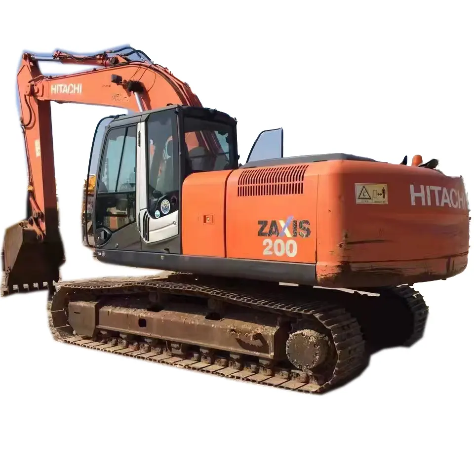 Excavadora Hitachi zx200 de segunda mano en buenas condiciones, excavadora Komatsu usada de 20 toneladas a la venta