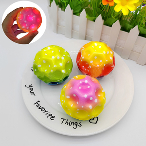 High Bounce Moon Ball Colorful Interaction Bouncy Ball Soft Flash Jumping Rubber Ball for Children Kids Outdoor Beach <strong>Toys</strong> - Product Image 5