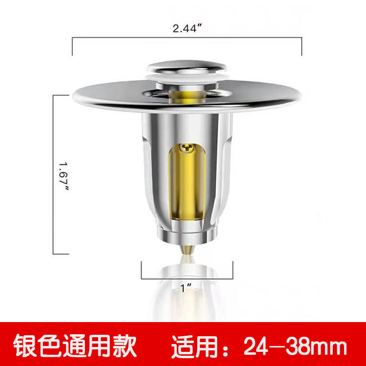 24 mm, calibre standard américain, petit calibre, argent