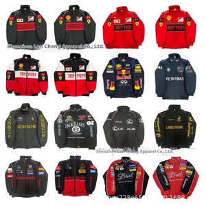 F1 Thêu Racing Phù Hợp Với Đứng Cổ Áo Hợp Thời Trang Vài Áo Khoác Cho Mùa Xuân Mùa Thu Áo Khoác Mỏng Với Phía Trước Logo Vị Trí - Product Image 3