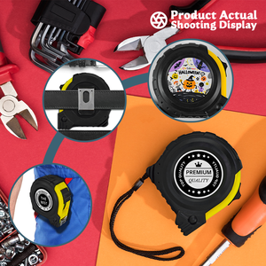 Subbank thăng hoa có thể thu vào chức năng trơn tru đo khoảng cách Băng đo ABS chống rơi văn phòng hộ gia đình Thép Băng đo - Product Image 5