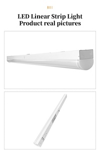 Ticari aydınlatma armatürü ofis Indoor sertifikalı kapalı kullanım 3/4/5000K CCT seçilebilir 8ft Linkable LED doğrusal ışık - Product Image 4