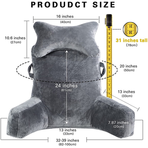 Chất Lượng Cao OEM ODM Khuyến Mại Giá Trở Lại Hỗ Trợ Gối Nhà Thời Trang Giường Còn Lại Đọc Sách Cánh Tay Gối - Product Image 4