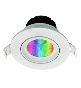 Benory 24V RGBW Loxone Tree <strong>PWM</strong> KNX GVS Dali <strong>DMX</strong> <strong>Control</strong> Dimmable Downlight Tunable White 2700K 3000K Smart Spot Down Light - Product Image 1