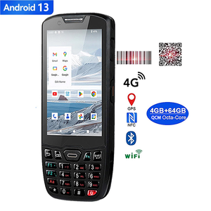 Pda <strong>Bar</strong> <strong>Code</strong> <strong>Scanner</strong> Handheld Terminal Computer 4G RAM 64G <strong>Android</strong> 13 Rugged PDA 2D NFC WIFI 4G LTE With Keys - Product Image 1