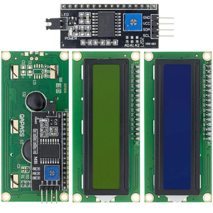 10 pezzi LCD1602 modulo LCD 1602 blu/giallo verde schermo 16x2 caratteri Display LCD PCF8574T PCF8574 IIC interfaccia I2C 5V - Product Image 1