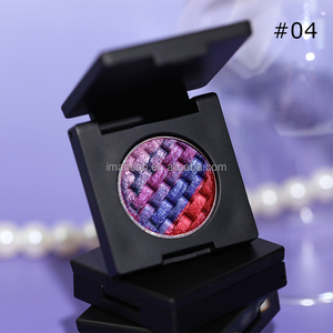 Новый тренд, частная марка, Шелковый прессованный пигмент, многохромный дуохромный цвет, меняющий цвет, радужная палитра теней для век - Product Image 2