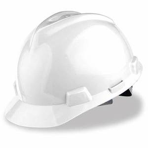 <strong>MSA</strong> V GUARD Full Brim CE Standard HDPE Engineering Construction Safety <strong>Helmet</strong> - Product Image 1