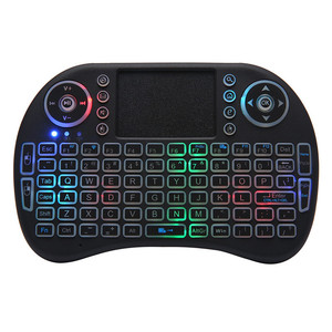 Mini <strong>Keyboard</strong> I8 2.4G Air Mouse Wireless <strong>Keyboard</strong> with Touchpad, Rechargeable Handheld <strong>Keyboard</strong> Remote for Smart TV, Android TV - Product Image 4