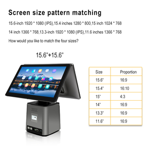 เครื่องบันทึกเงินสดระบบ POS แบบออลอินวัน พร้อมหน้าจอสัมผัส สำหรับร้านอาหาร ร้านค้าปลีก รองรับ Windows 10 พร้อมเครื่องพิมพ์ใบเสร็จ - Product Image 6