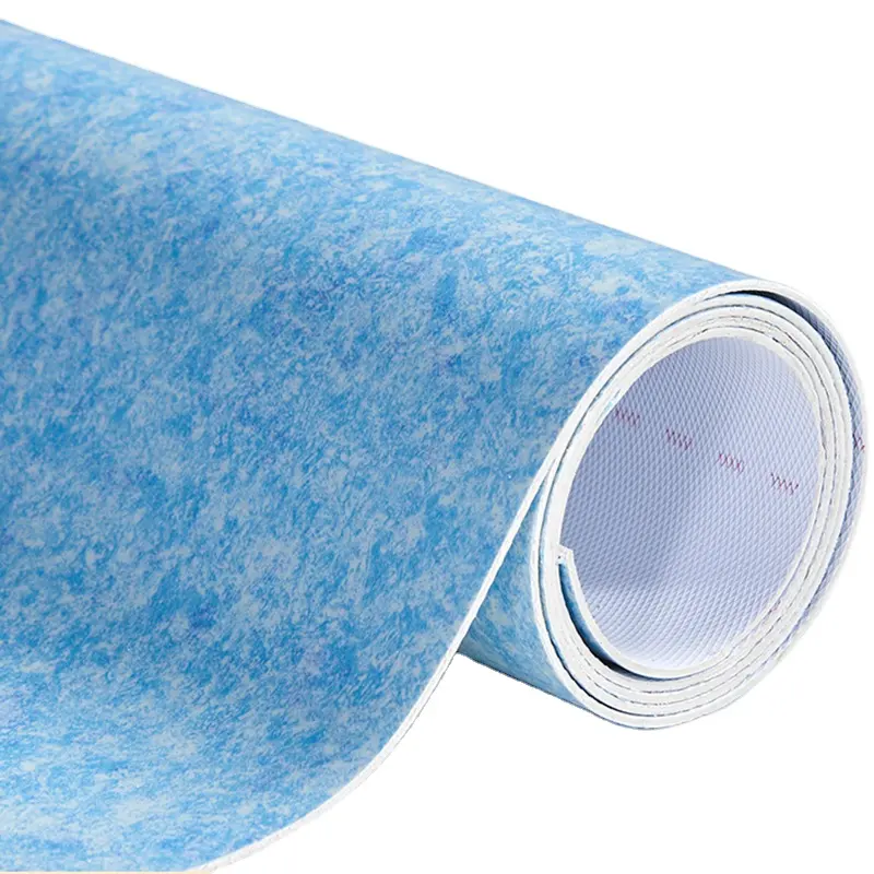 Il Linoleum ignifugo del PVC che copre le mattonelle di plastica della pavimentazione della moquette dei rotoli del vinile per l'ospedale