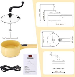 電気スキレットETL標準ミニ電気調理器インテリジェントスープポップコーンホットポット家庭用 - Product Image 6