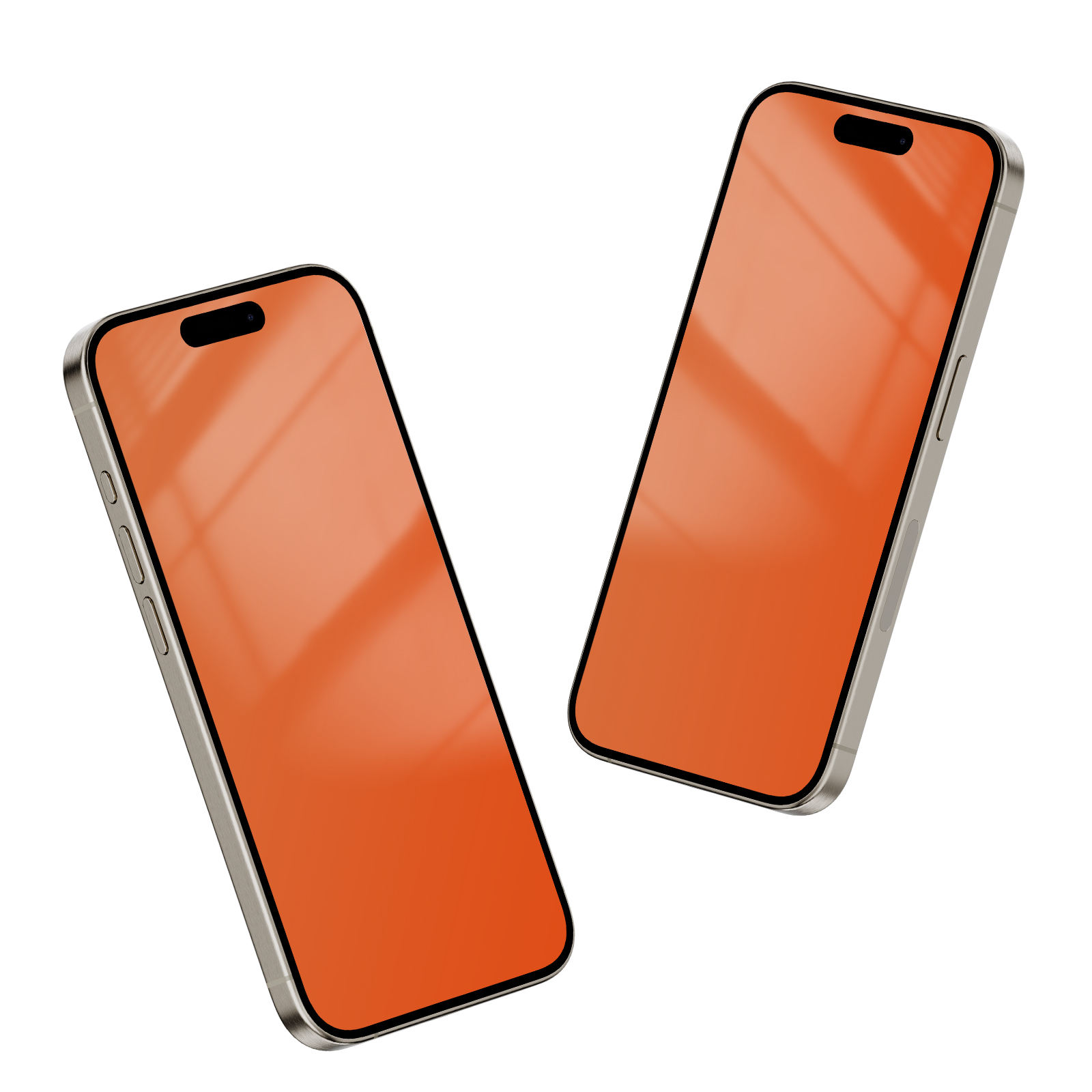 สีส้มแดง/2ชิ้น