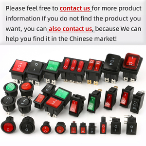 23mm kırmızı geçiş anahtarı KCD1 2 Pins 2 pozisyon tekne Rocker anahtarı 3A 250AC yuvarlak Rocker anahtarı - Product Image 6