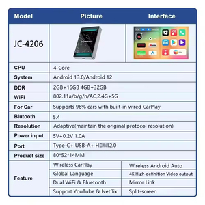 Carplay ai Hộp <span class=keywords><strong>Android</strong></span> 13 không dây <span class=keywords><strong>Android</strong></span> tự động thông minh <span class=keywords><strong>tv</strong></span> <span class=keywords><strong>box</strong></span> cho Youtube Netflix TOYOTA Mazda Hyundai haval GMC Ford mg VW Kia - Product Image 6