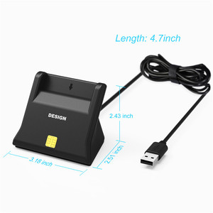 Lettore di Smart Card USB 2.0 Utilizzato Per CAC Governo ID Nazionale ID di Rete ATM di Trasferimento di Pagamento - Product Image 3