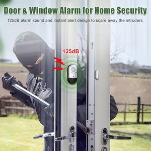Sensores de alarma inalámbricos para puerta y ventana Daytech, instalación fácil de seguridad para el hogar, 3 modos, Sensor de entrada de piscina deslizante, alerta de batería baja - Product Image 3