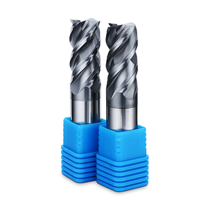 DOHRE özelleştirilmiş katı karbür CNC 4 flüt kare frezeler yönlendirici Bit CNC paslanmaz çelik için - Product Image 2