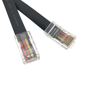 RJ45电缆8P8C连接器26AWG 8芯以太网线1m类5e模块化插头扁平UTP - Product Image 4