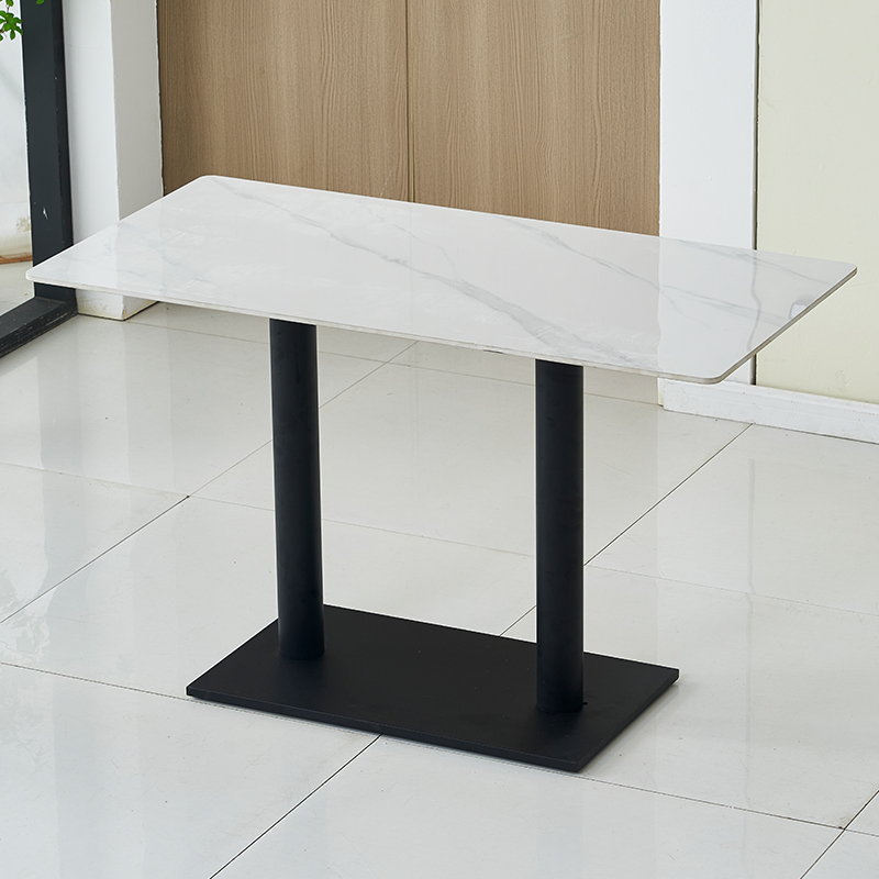 Snow mountain white 120*60*75 black base rock slab
