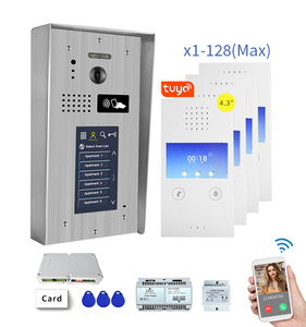 2 Wire Entry <strong>Intercom</strong> <strong>System</strong> 4.3'' Touch Screen Wifi Monitor Smart Tuya Door Video <strong>Intercom</strong> - Product Image 1