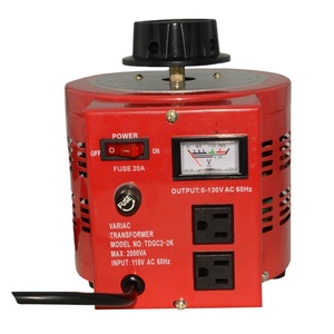 Variac 2kva כוח transformer220v 3kw 3000w מתח הרגולטור מתח 0-250V ממיר כוח - Product Image 2