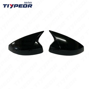 奥迪A3 2014-2020附加光泽黑色侧镜盖的Tiypeor后视镜盖 - Product Image 3
