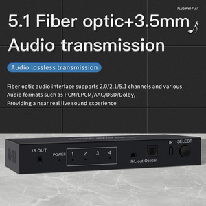 2.0 hdmi Switch 4input 1output 4K 60Hz Automatic Switching Audio Separation <strong>Output</strong>